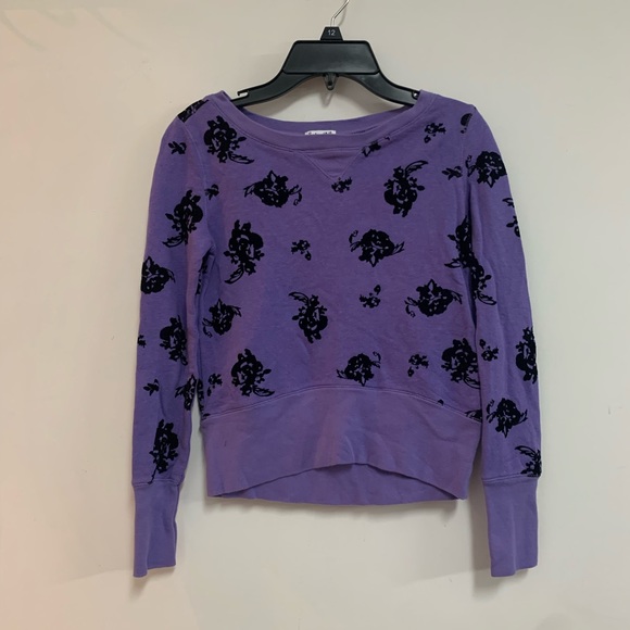 Splendid Black Rose Sweatshirt & Joe’s Jeans Jeggings - Picture 1 of 13